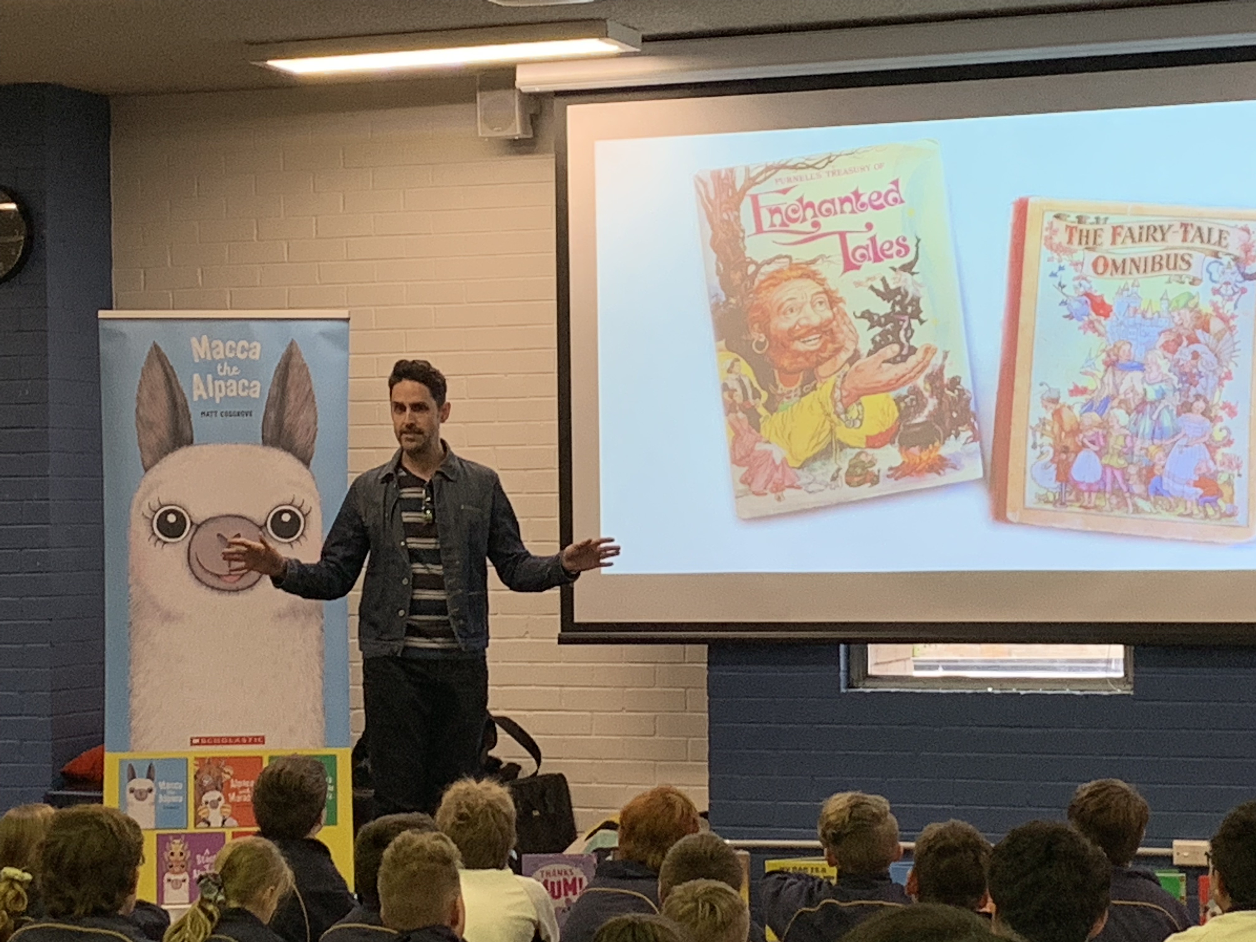 Author & Illustrator Matt Cosgrove Visits Year 7 - Marrickville High School